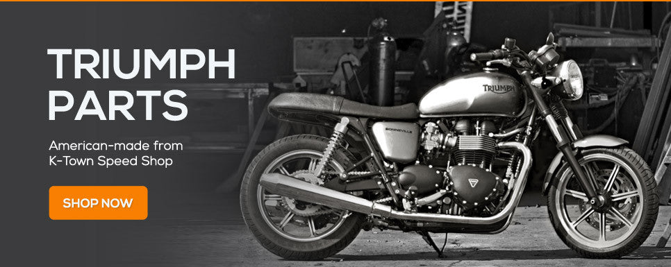 Custom precision Triumph motorcycle accessories from K-Town Speed Shop. Made in the USA!