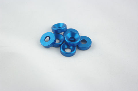 BLUE M8 OR M6 FLAT HEAD FLUSH WASHER- HONDA RUCKUS